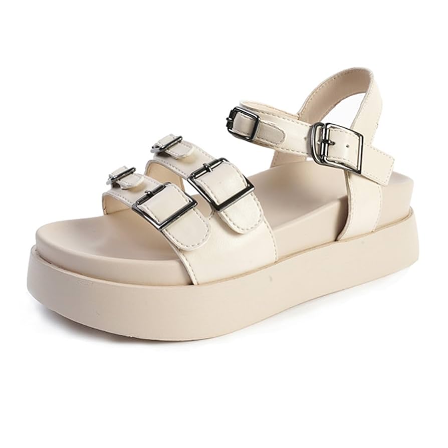 Amazon.com: ZFBBD Women's Cloud Sandals - Chunky Platform